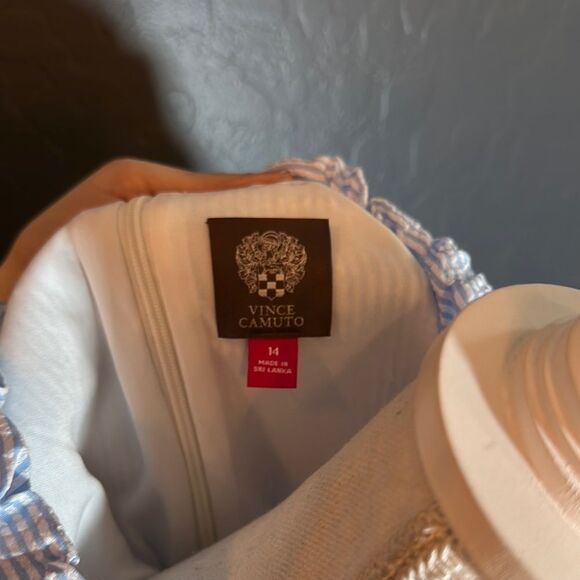 Vince Camuto Light Blue Sleeveless Dress - Picture 4 of 5